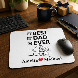 Bester Vater überhaupt personalisierte Mauspad