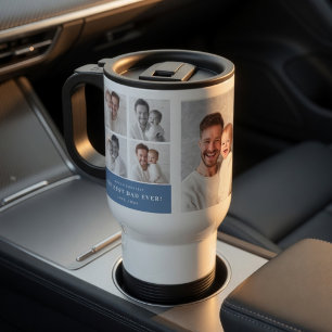 Bester Vater überhaupt personalisierter Foto-Reise Reisebecher