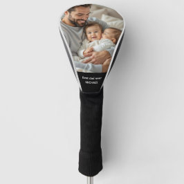 Bester Vater überhaupt personalisierter Name und F Golf Headcover