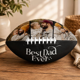 Bester Vater überhaupt personalisiertes Foto Football