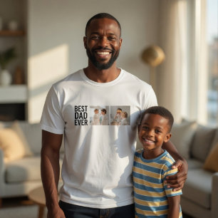 Bester Vater überhaupt Personalisiertes Foto-T-Shi T-Shirt