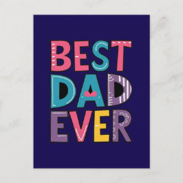 Bester Vater überhaupt Postkarte