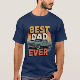 Bester Vater überhaupt Retro Vintage Türkis Muscle T-Shirt