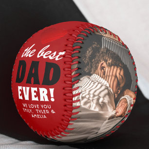 Bester Vater überhaupt Rotes Herz Vatertag 2 Foto  Baseball