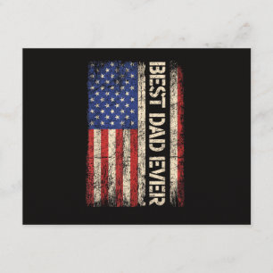 Bester Vater überhaupt US-amerikanische Flagge Ges Begleitkarte