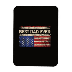 Bester Vater überhaupt US-amerikanische Flagge Ges Magnet