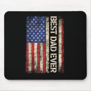 Bester Vater überhaupt US-amerikanische Flagge Ges Mousepad