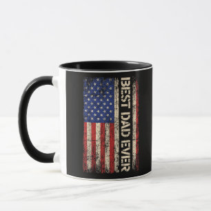 Bester Vater überhaupt US-amerikanische Flagge Ges Tasse