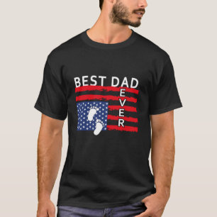 Bester Vater überhaupt US-amerikanisches Flagge-Ge T-Shirt