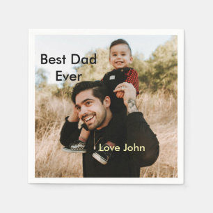 Bester Vater überhaupt Vater Papa Geschenk Foto Na Serviette