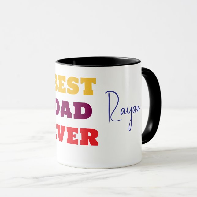 Bester Vater überhaupt, Vatertag Tasse (VorderseiteRechts)