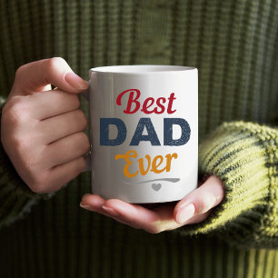 Bester Vater überhaupt Vatertagsgeschenk für Pap Kaffeetasse
