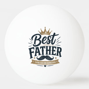 Bester Vater überhaupt – Vintage-Design zum Vatert Tischtennisball