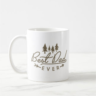 Bester Vater überhaupt Vintage-Stil braune Typogra Kaffeetasse