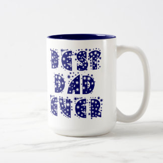 BESTER VATER ÜBERHAUPT ZWEIFARBIGE TASSE