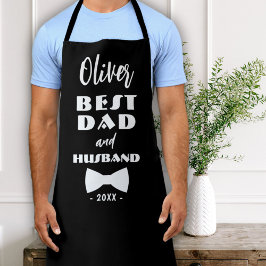 Bester Vater und Husband Krawatte Schürze