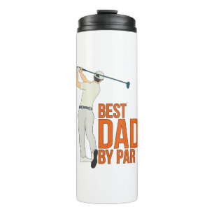 Bester Vater unter Par Thermosbecher