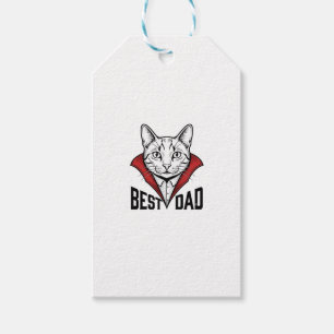 Bester Vater Vampir Katze Vintage Gravur Design_1 Geschenkanhänger
