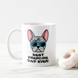 Bester Vater Vatertag Blauer Merle Frenchie Kaffeetasse
