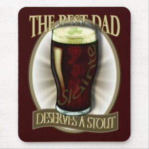 Bester Vater verdient einen Stout Mousepad