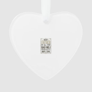 Bester Vater Vintage Gravur Typografisches Hemd De Ornament