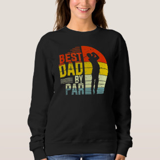 Bester Vater von Par Daddy Vater-Tag Vintage Golf Sweatshirt