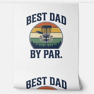 Bester Vater von Par Disc Golf Vintage-Sonnenunter Tapete