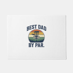 Bester Vater von Par Disc Golf Vintage-Sunset-Desi Fußmatte