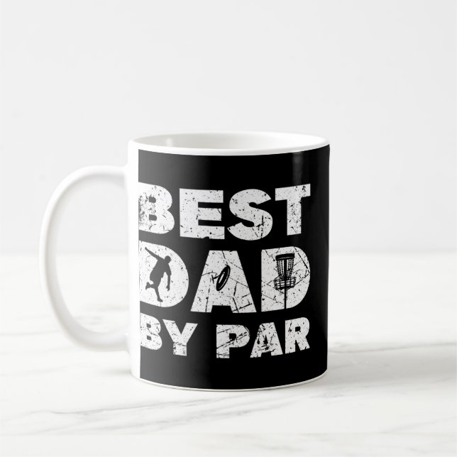 Bester Vater von Par Frisbee Golf Player Disk Golf Kaffeetasse (Links)