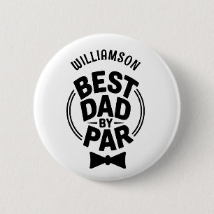 Bester Vater von Par Funny Vathers Tagesgeschenk f Button