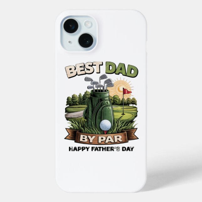 Bester Vater von Par Golf-Vater Lustig Case-Mate iPhone Hülle (Rückseite)
