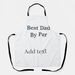 Bester Vater von par grau schwarzer Vatertag names Schürze