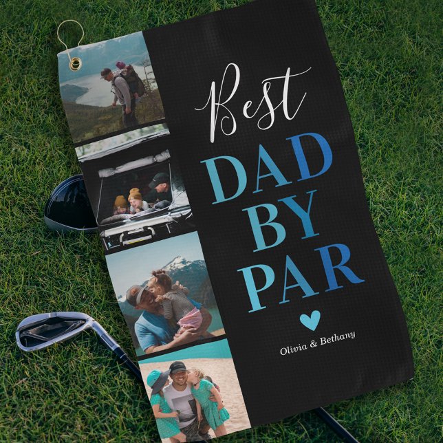Bester Vater von Par l Fathers Day Foto Golf Handt Golfhandtuch (Von Creator hochgeladen)