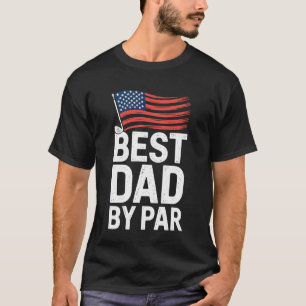 Bester Vater von Par Lustiger Golf-Vater Vater Ane T-Shirt