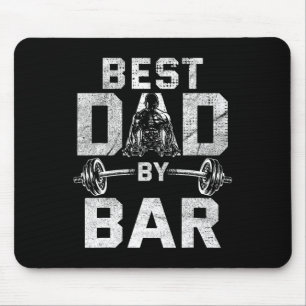 Bester Vater von R für Väter zum Fitnesstraining a Mousepad