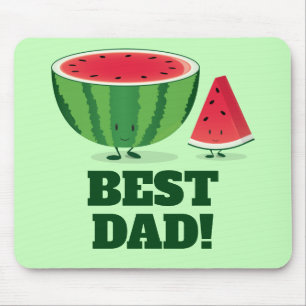 Bester Vater Watermelon FruchtMelon Mousepad