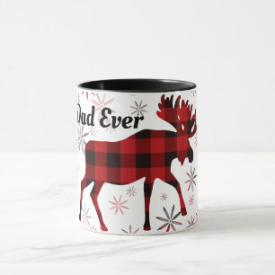 Bester Vater Weihnachten Elche Rote Piepser Tasse
