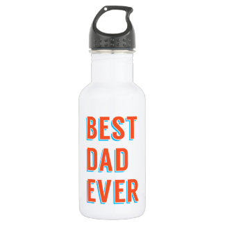 Bester Vater, Wortart, Textdesign Edelstahlflasche