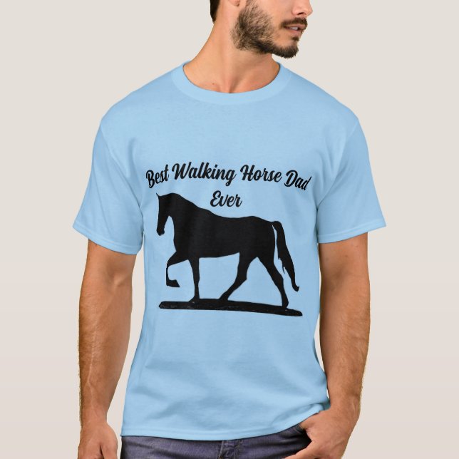 Bester Vater zu Fuß T-Shirt (Vorderseite)