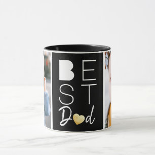 Bester Vater Zwei Foto Back Tasse