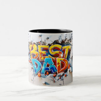 Bester Vater Zweifarbige Tasse