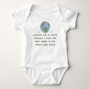 Bester Vati im Weltbaby-Bodysuit Baby Strampler