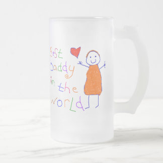 Bester Vati in der Welt Mattglas Bierglas