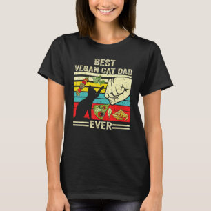 Bester veganer Katzenvater aller Zeiten Katze Ve T-Shirt