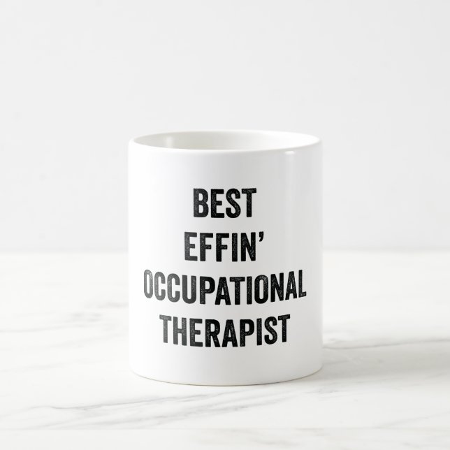 Bester verdammter Ergotherapeut Kaffeetasse (Mittel)