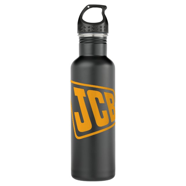 Bester Verkauf - JCB-Merchandise Edelstahlflasche (Vorderseite)