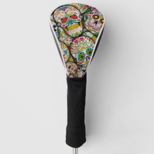 Bester Verkauf von Zucker-Schädelmuster Golf Headcover