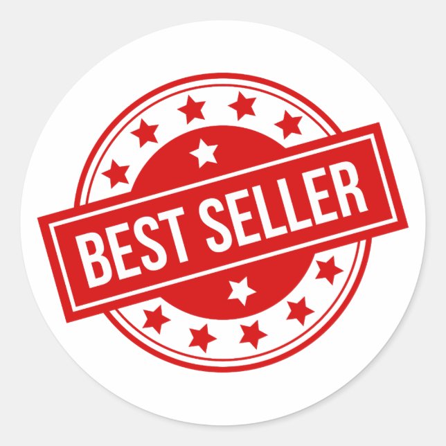 Bester Verkäufer Runder Aufkleber (Vorderseite)