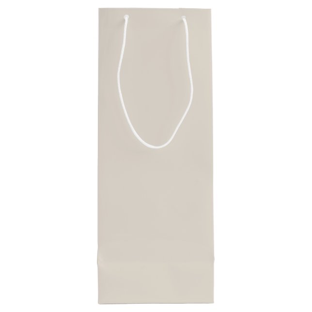 Bester Verkäufer von weißer Creme Elfenbeinfarben Geschenktüte Für Weinflaschen (Rückseite)