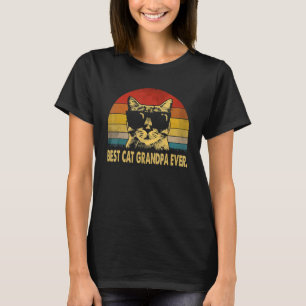 Bester Vintage-Katzen-Opa ever T-Shirt